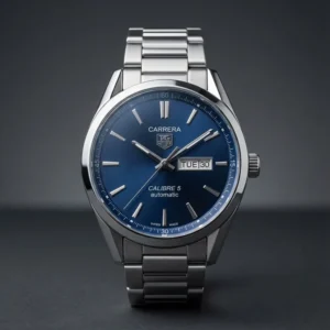 TAG Heuer Carrera Calibre 5 Day-Date Automatic | Blue Sunray Dial