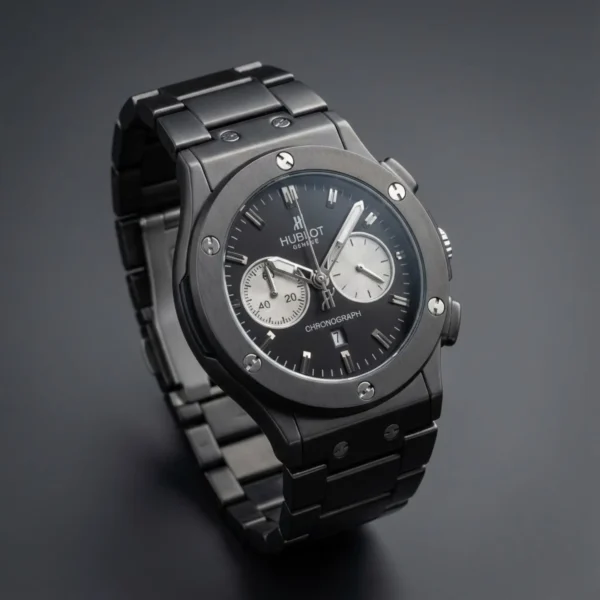 Hublot Classic Fusion Chronograph | Full Black Stainless Steel