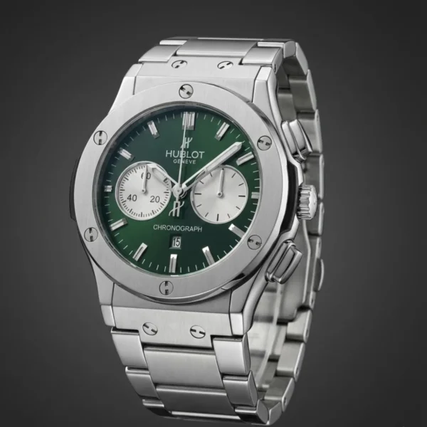 Hublot Classic Fusion Chronograph | Green Sunray Dial