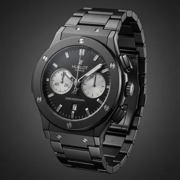 Hublot Classic Fusion Chronograph | Full Black Stainless Steel