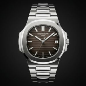 Patek Philippe Nautilus Stainless Steel with Brown Dial
