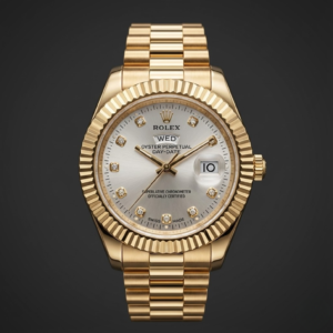 Rolex Day-Date Yellow Gold – Silver Diamond Dial