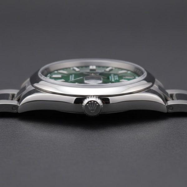 Rolex Oyster Perpetual Datejust Stainless Steel with Green Dial
