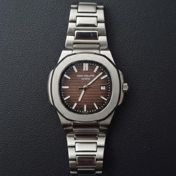 Patek Philippe Nautilus Stainless Steel with Brown Dial