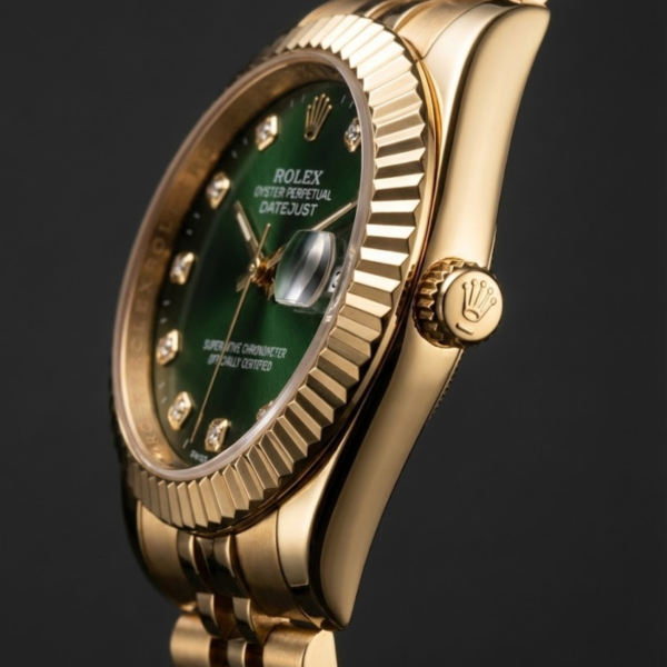 Rolex Datejust 31 Yellow Gold – Green Diamond Dial