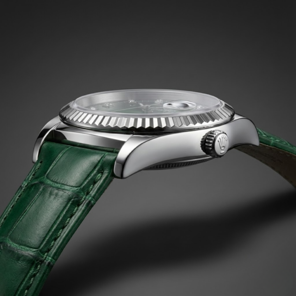 Rolex Oyster Perpetual Day-Date with Green Dial and Diamond Markers