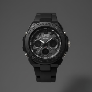 X-GEAR Evolution Analog-Digital Sports Watch with Auto Light – 50M Water Resistance
