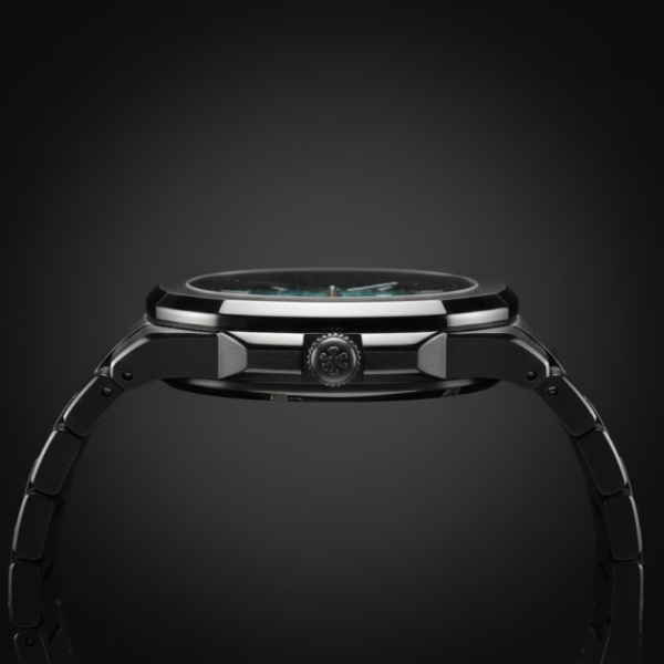 Patek Philippe Nautilus Blacked Stainless Steel with Green Dial