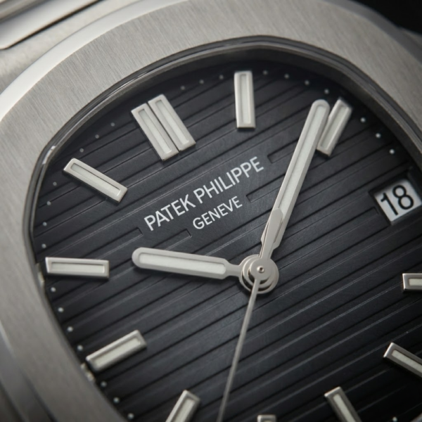 Patek Philippe Nautilus Stainless Steel with Black Dial