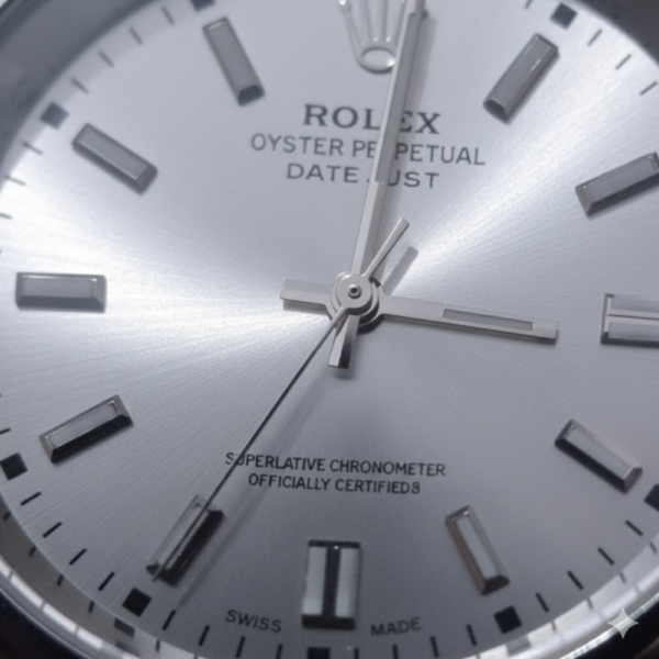Rolex Oyster Perpetual Datejust Stainless Steel with Silver Dial